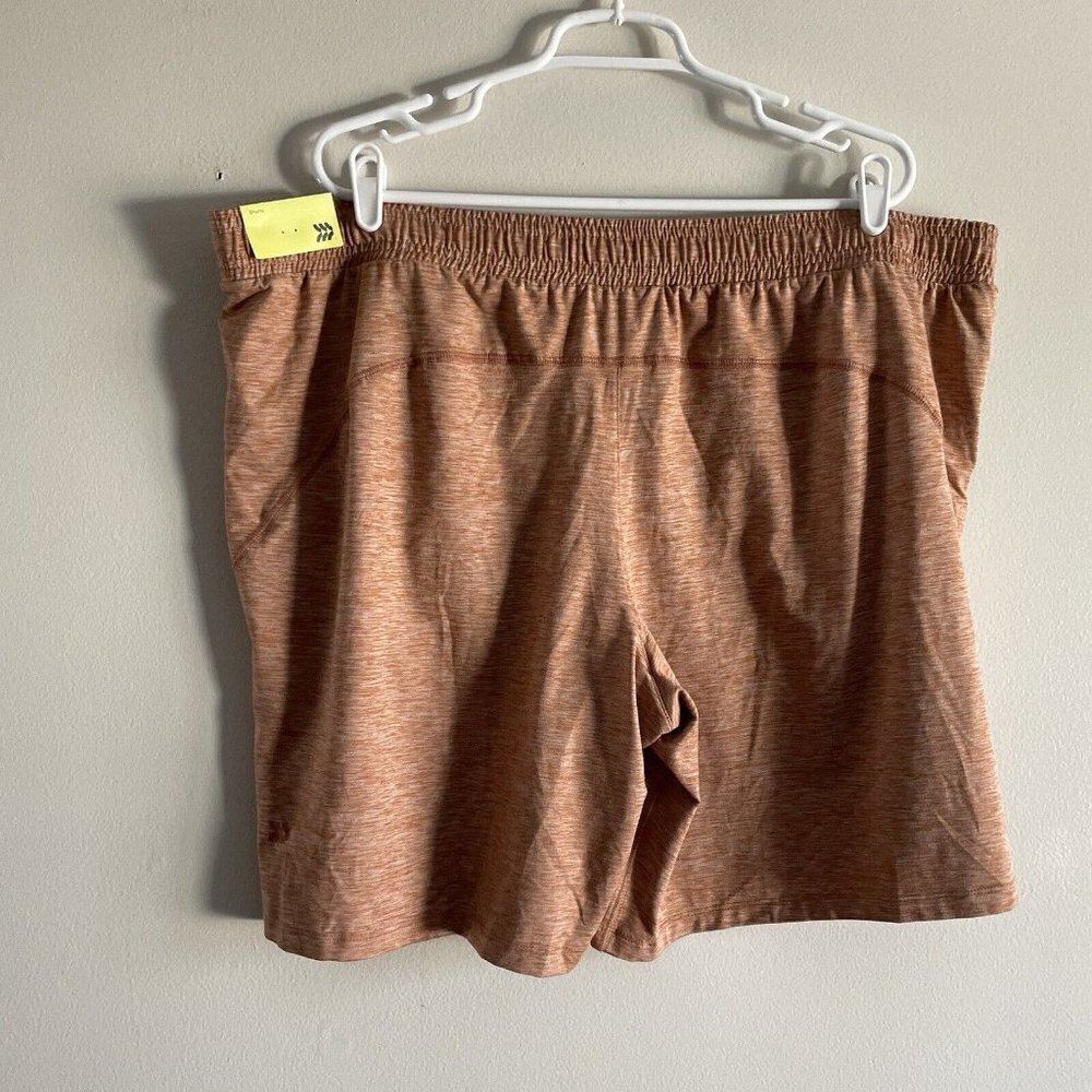 All In Motion Wmn XXL Brown Drawstring Waistband, Zip Pocket UPF 50+ Shorts NWT - Picture 5 of 8